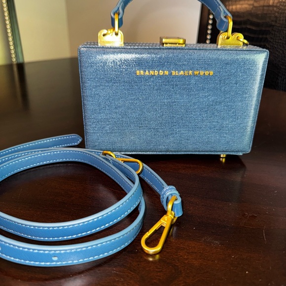 Brandon Blackwood Handbags - Brandon Blackwood Slim Denim Trunk
